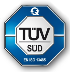 T&Uuml;V S&uuml;d ISO 13485 认证